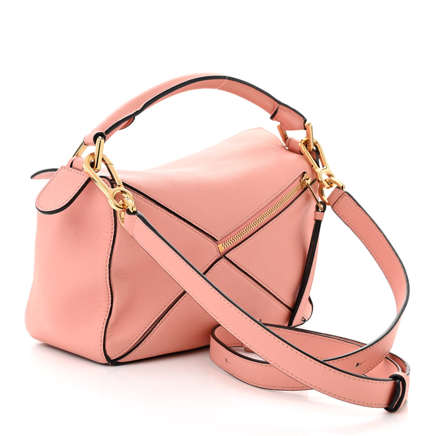Loewe Calfskin Small Puzzle Bag Soft Pink 3 of 9
