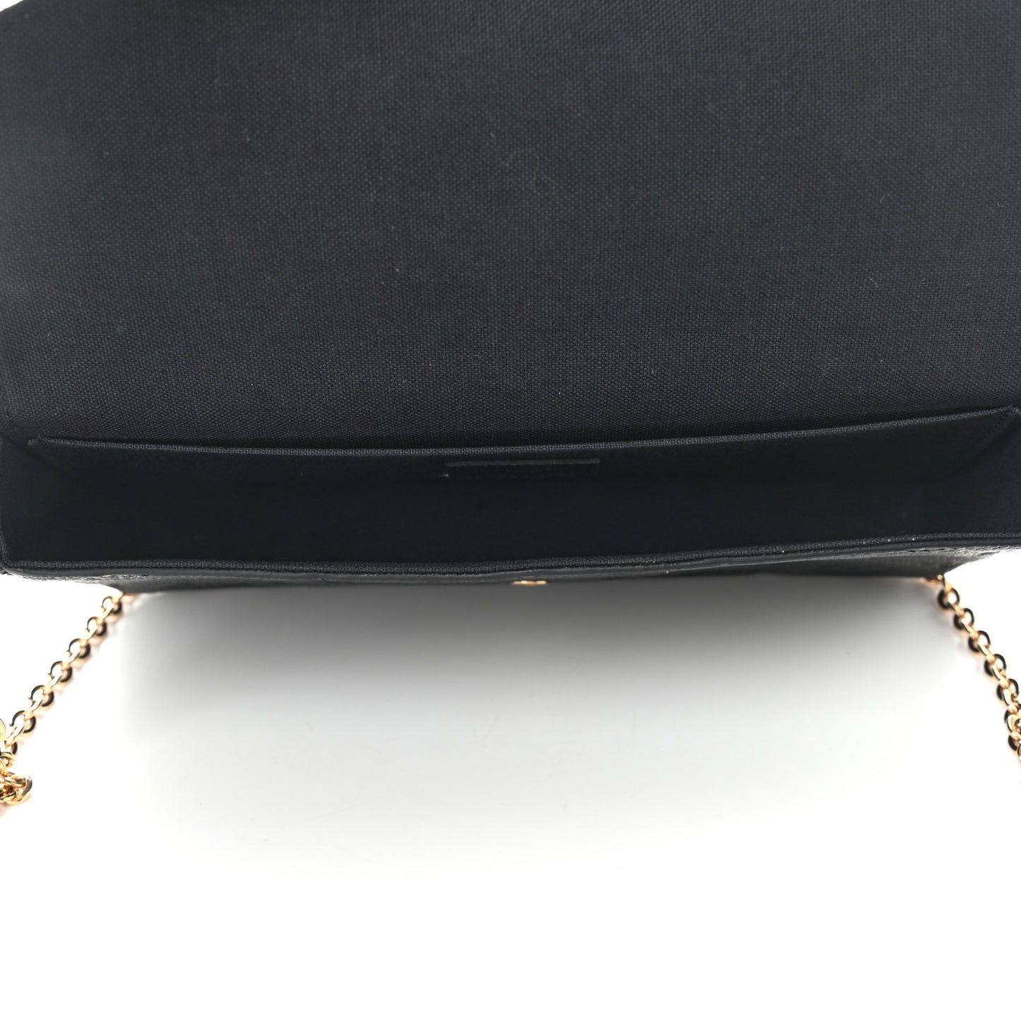 Empreinte Pochette Felicie Chain Wallet Black