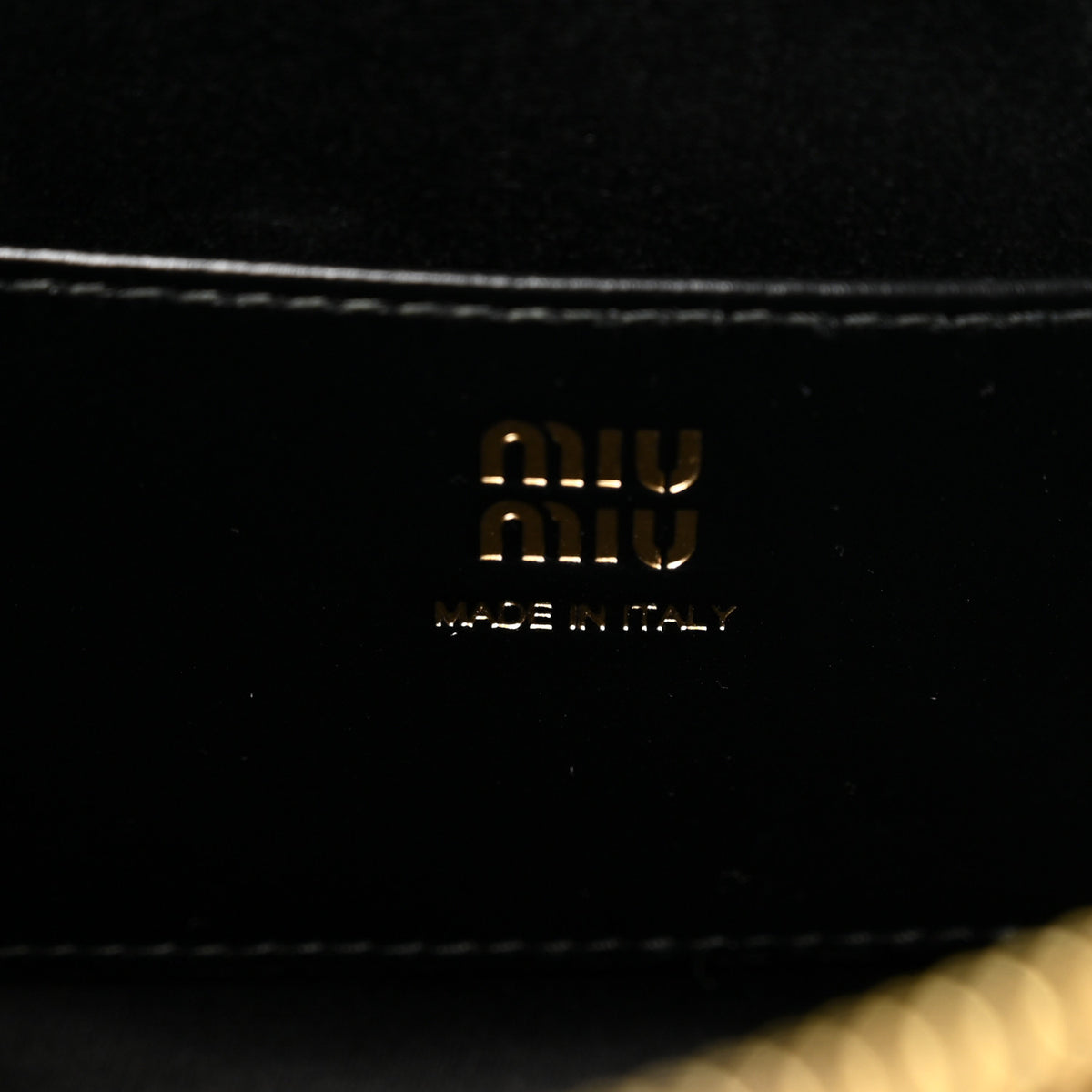 Softy Shine Calfskin Caprice Clutch Black