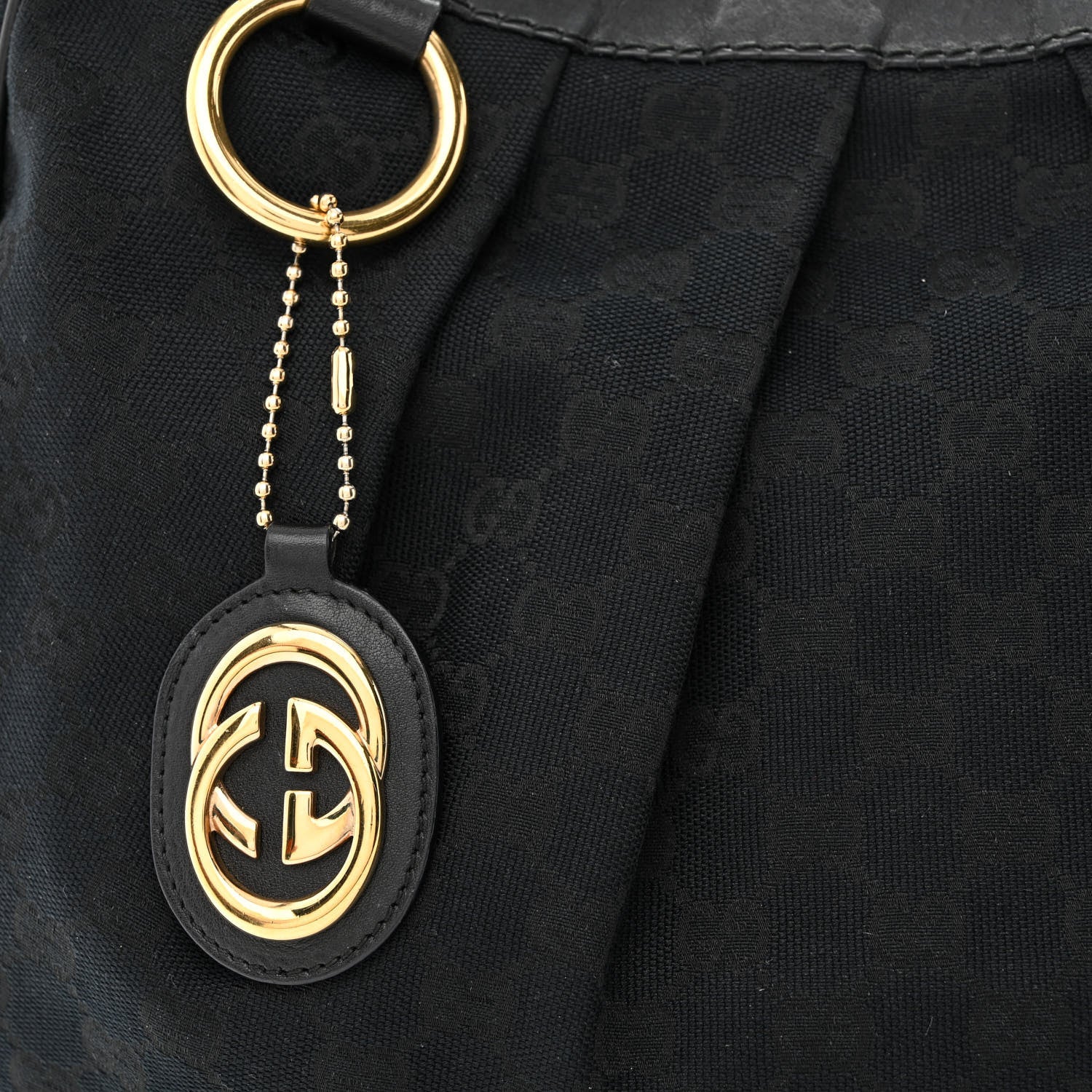 Gucci Monogram Medium Sukey Hobo Black 8 of 16