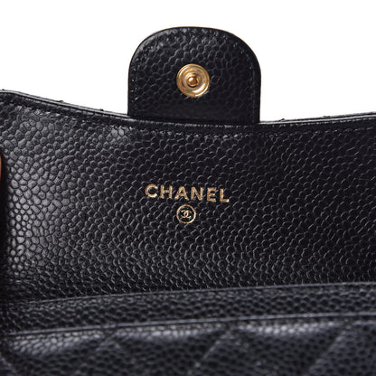 Chanel Caviar Quilted Flap Card Holder Black 6 of 8