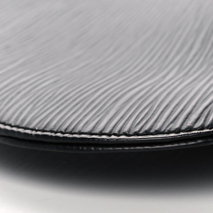 Louis Vuitton Epi Demi Lune Pochette Black 9 of 10