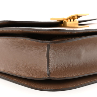 Celine Liege Calfskin Medium Classic Box Flap Bag Taupe 9 of 10