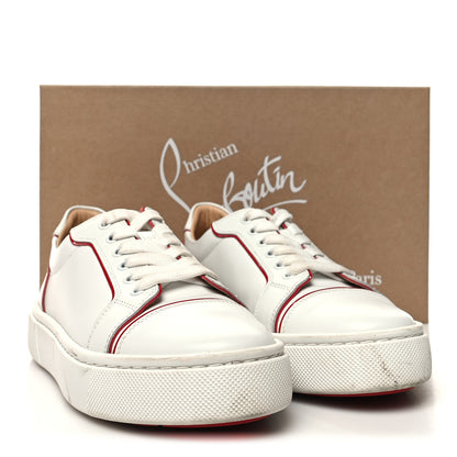 Christian Louboutin Calfskin Vieira Flat Sneakers 37 White Loubi 11 of 11