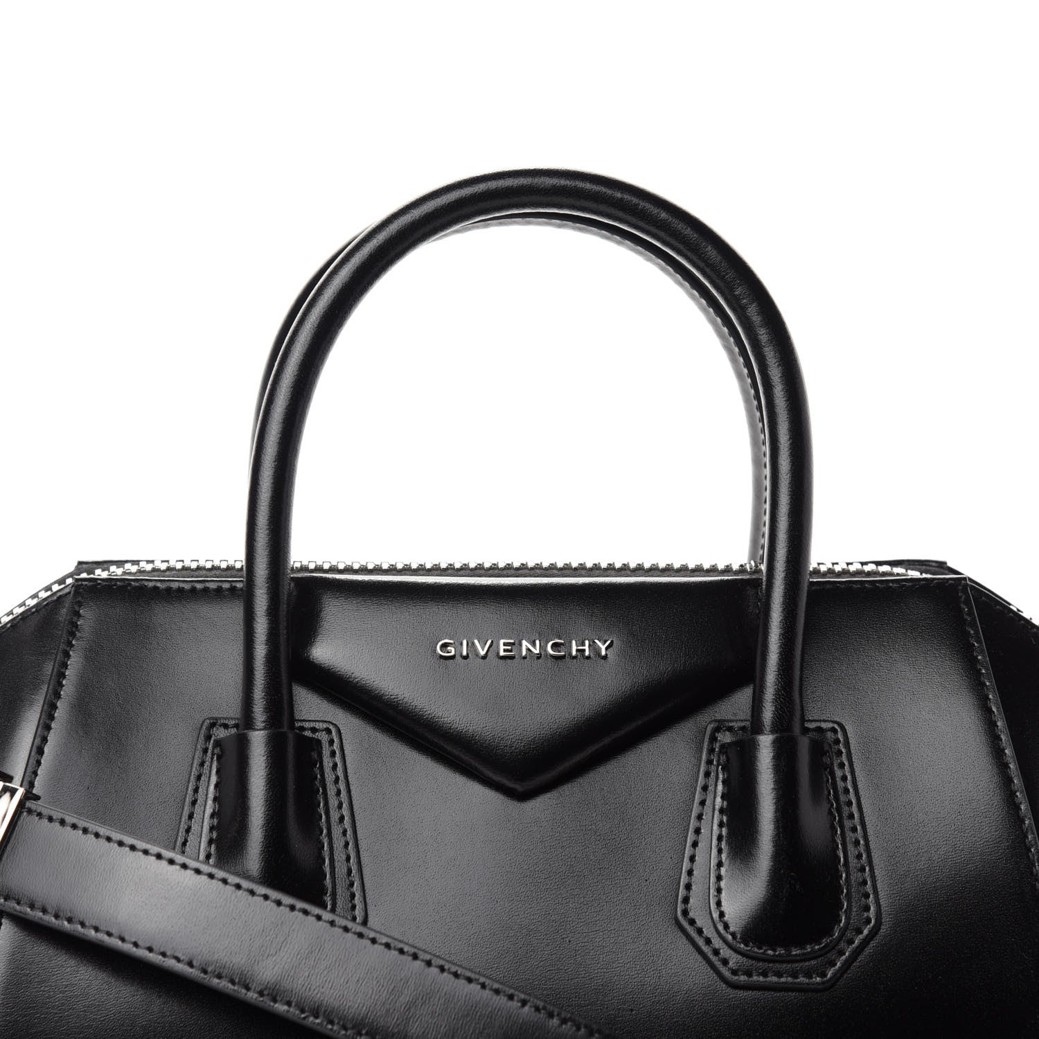 Givenchy Shiny Lord Calfskin Small Antigona Black 10 of 10