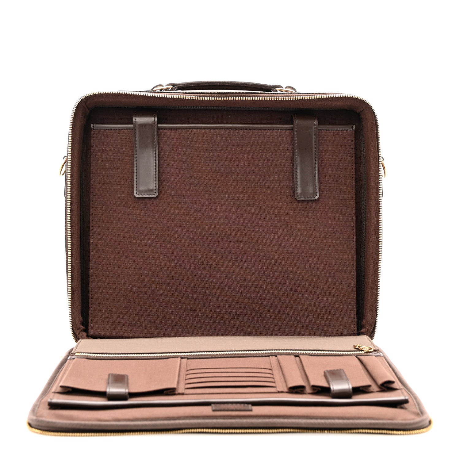 Louis Vuitton Damier Ebene Porte Ordinateur Sabana NM Computer Case 5 of 13