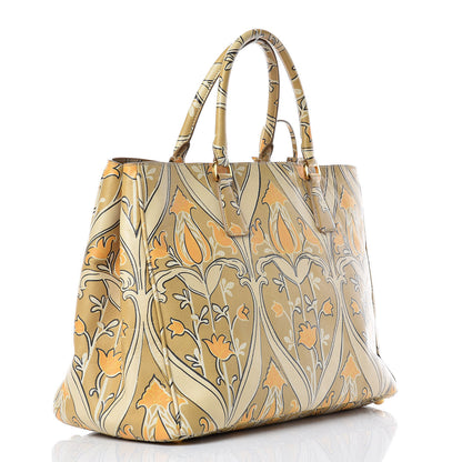 Prada Saffiano Floral Print Medium Tote 4 of 14