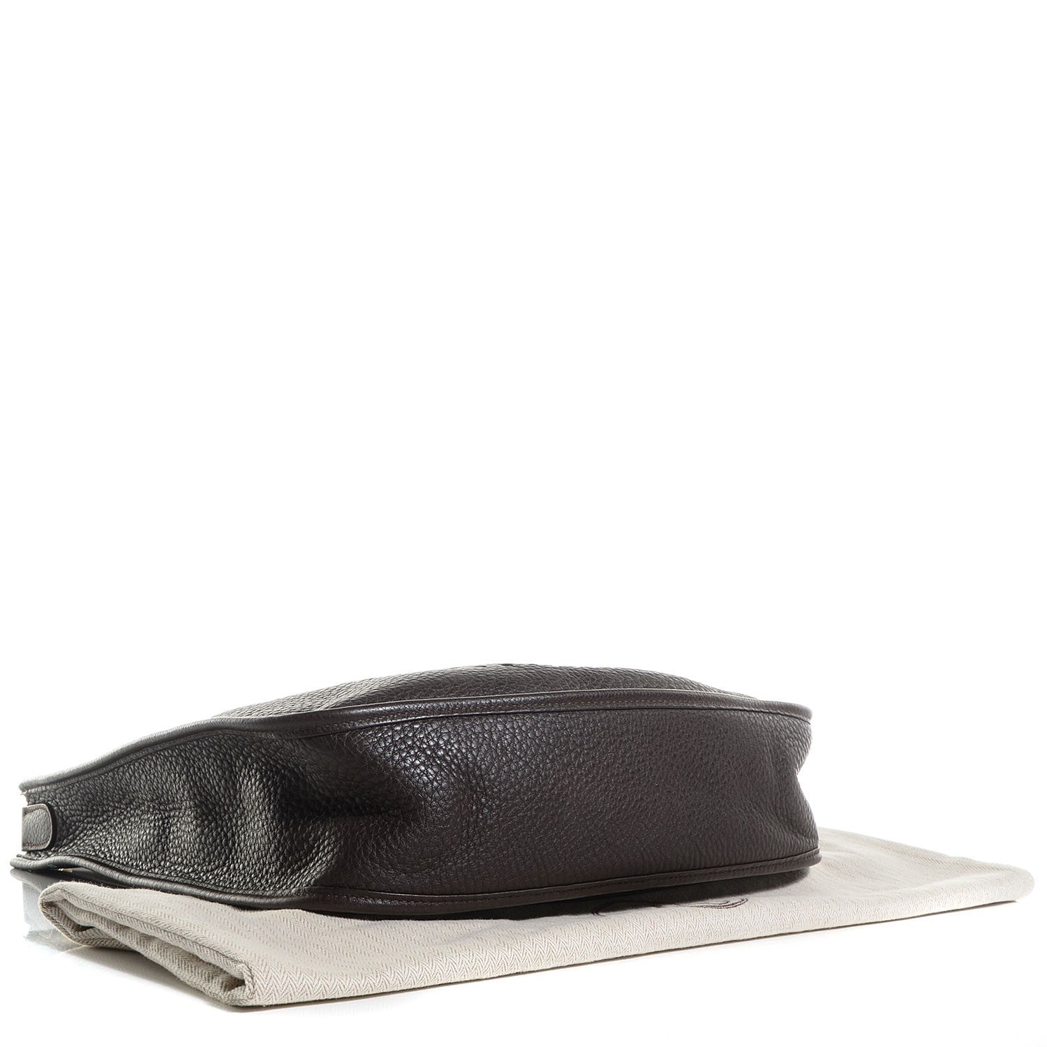 Hermes Taurillon Clemence Evelyne GM Chocolate 10 of 15