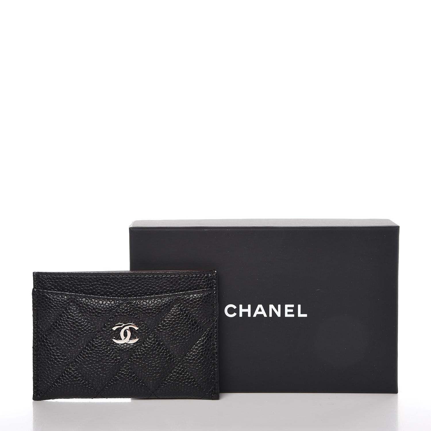 Chanel Caviar Quilted Card Holder Black 9 of 9