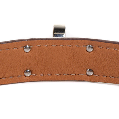 Hermes Shiny Alligator Kelly Double Tour Bracelet Small Violet 2 of 10