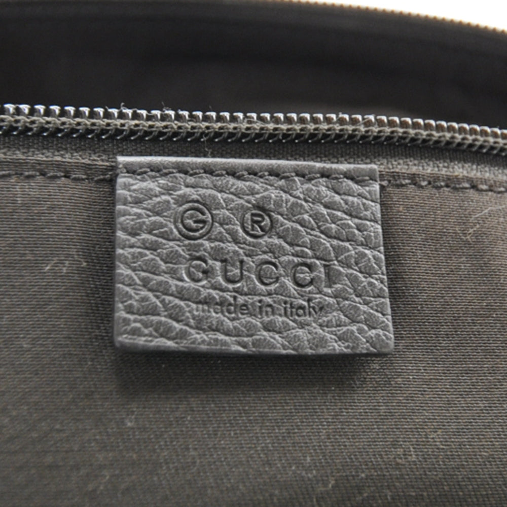 Nylon Monogram Flat Messenger Bag Brown