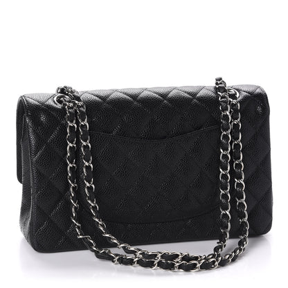 Chanel Caviar Quilted Medium Double Flap Black 2 of 10