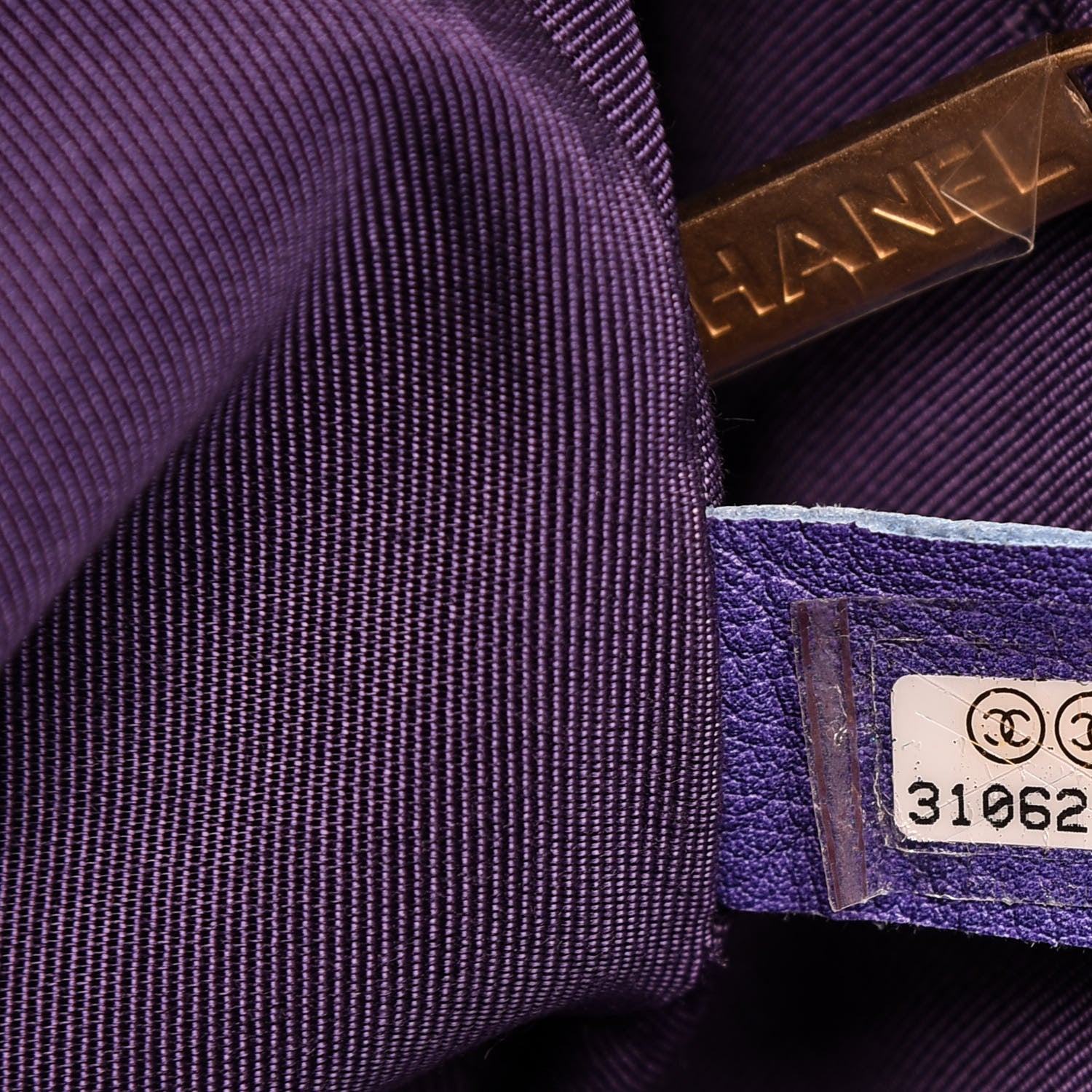 Chanel Tie Dye Calfskin Quilted Medium Chanel 19 Flap Blue Purple 9 of 10