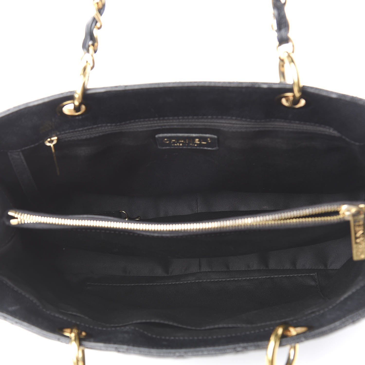 Chanel Caviar Quilted Grand Shopping Tote GST Black 4 of 8