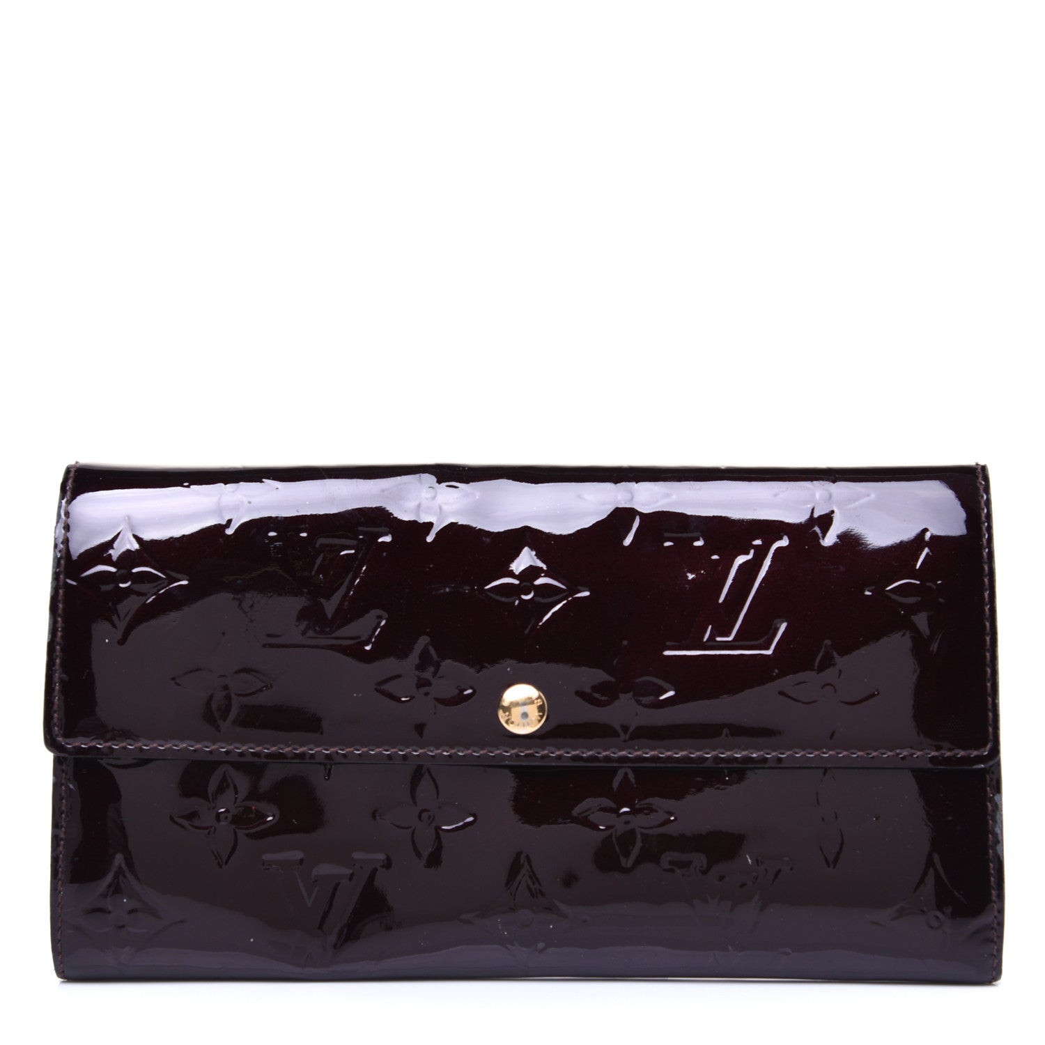 Louis Vuitton Vernis Sarah Wallet Amarante 1 of 9