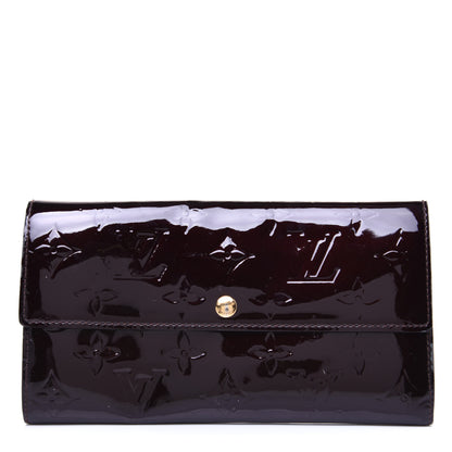 Louis Vuitton Vernis Sarah Wallet Amarante 1 of 9