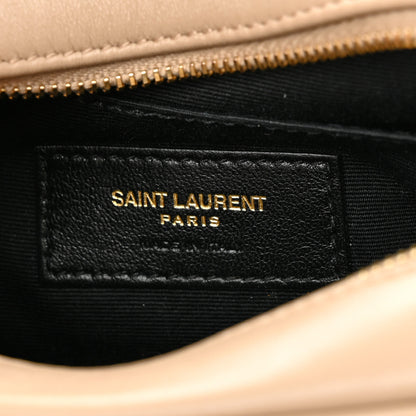 Saint Laurent Calfskin Matelasse Monogram Lou Belt Bag Dark Beige 6 of 12