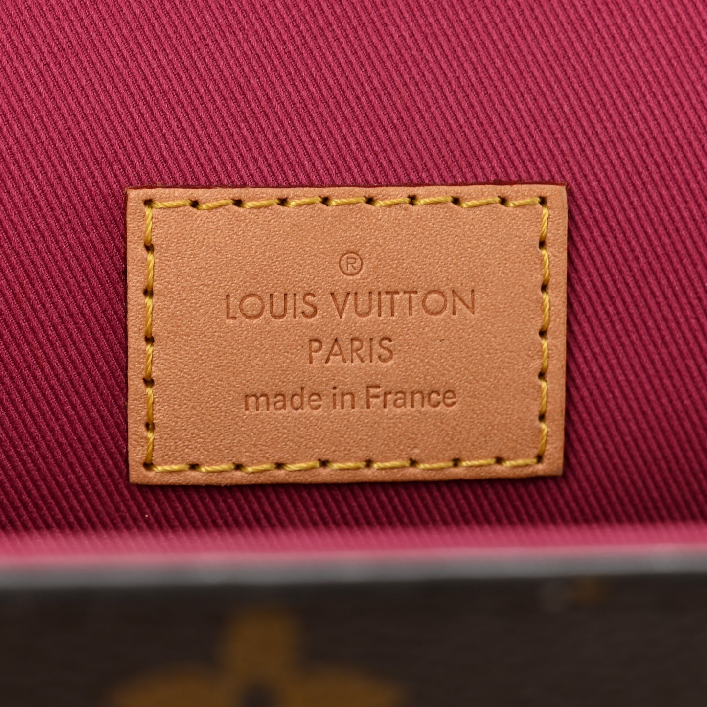 Monogram Cluny BB Bordeaux Fuchsia