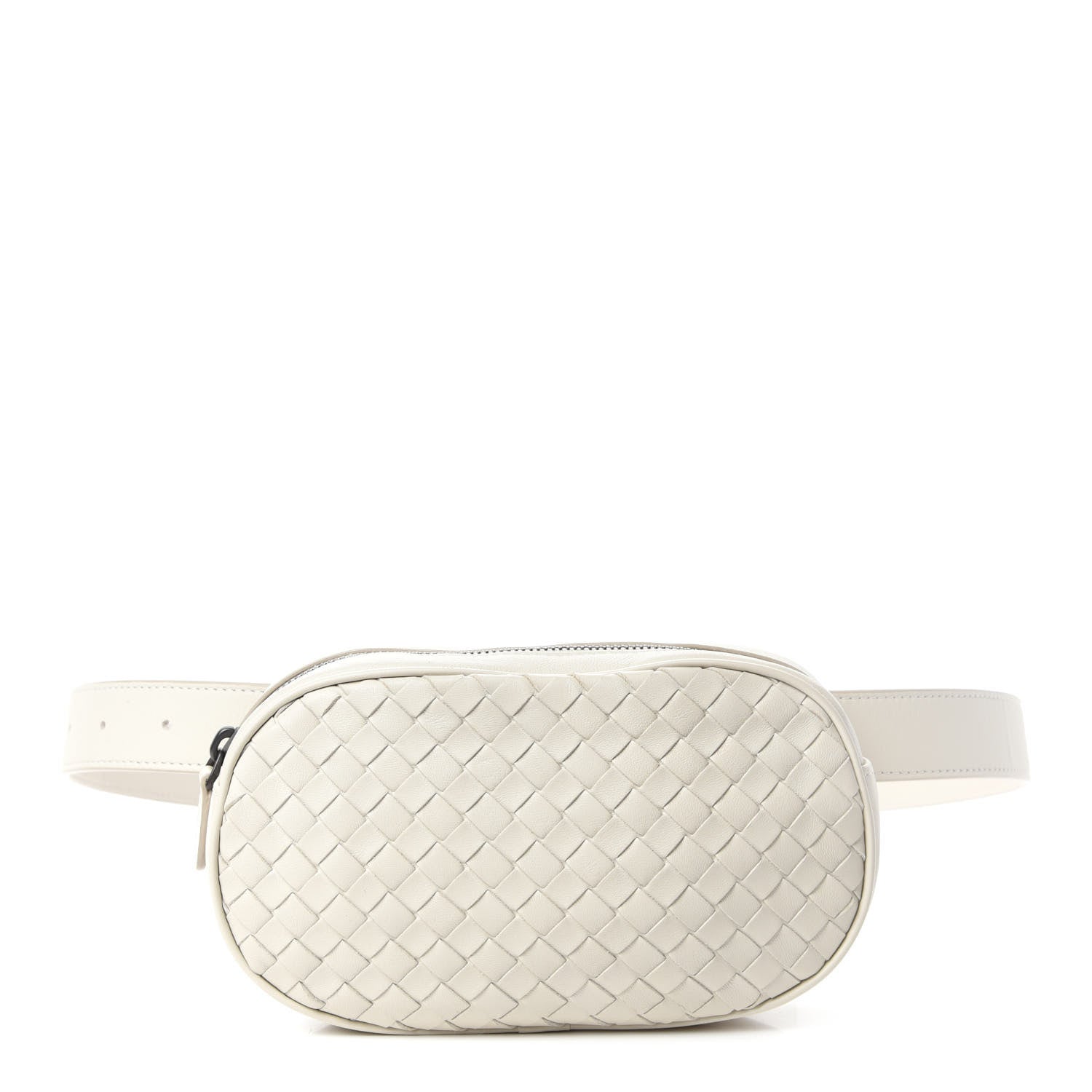 Bottega Veneta Nappa Intrecciato Belt Bag White 1 of 11