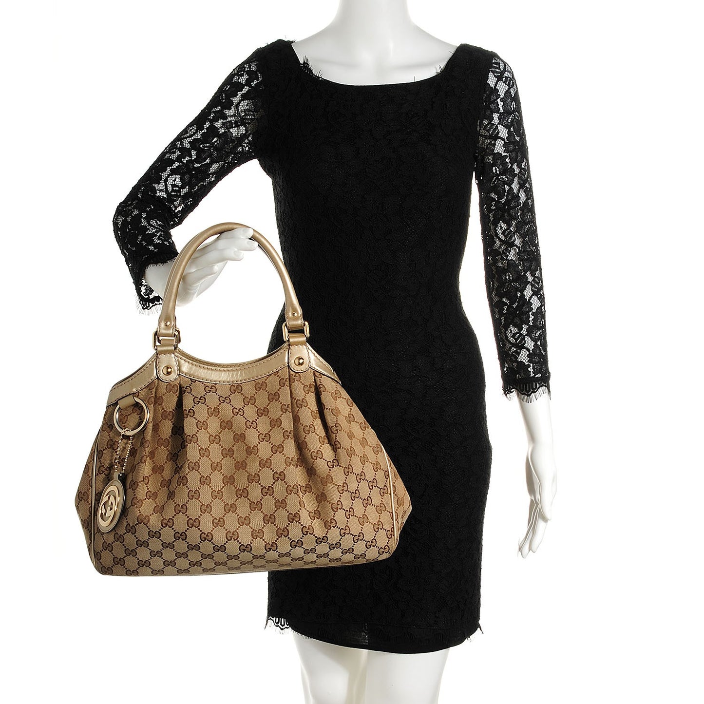 Monogram Medium Sukey Tote Champagne
