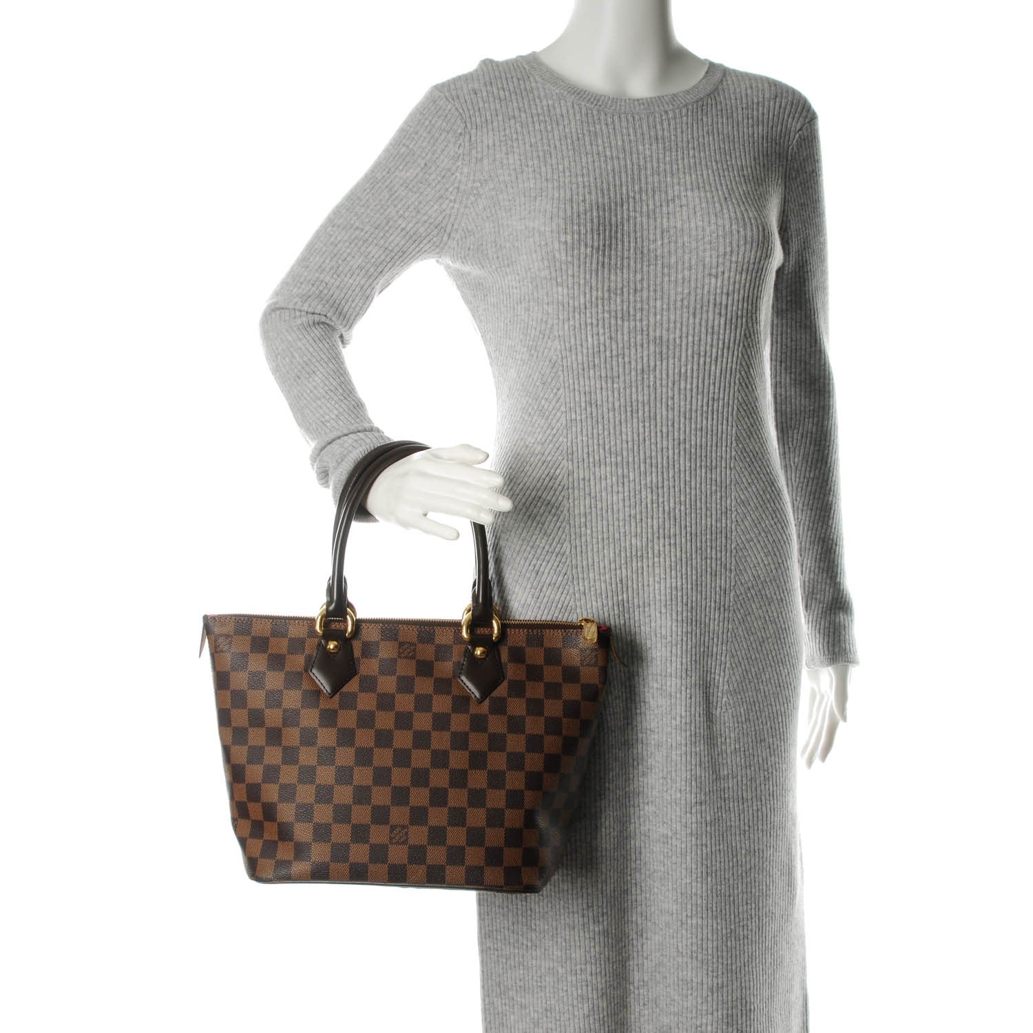 Louis Vuitton Damier Ebene Saleya PM 2 of 9