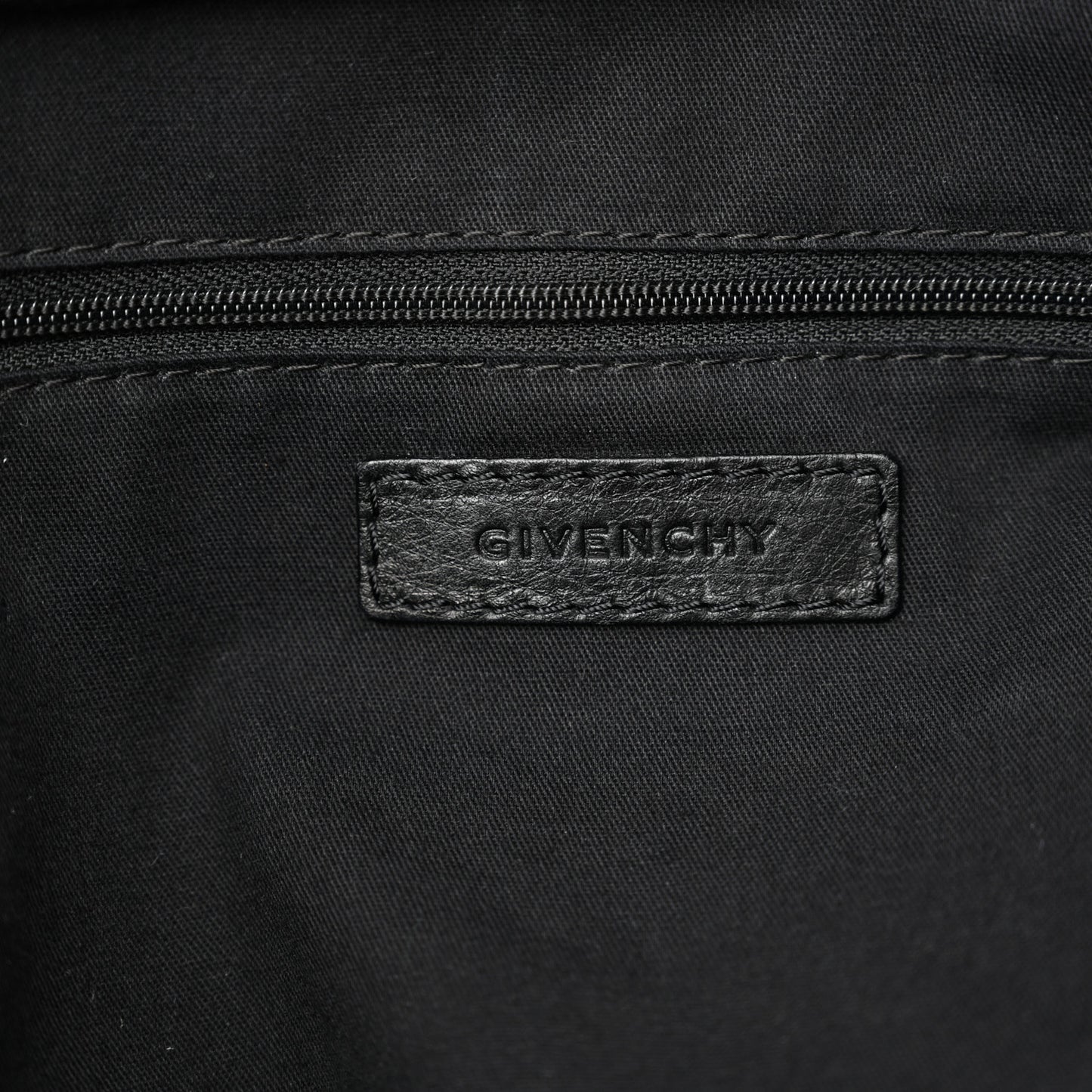 Patent Crocodile Embossed Large Nightingale Black