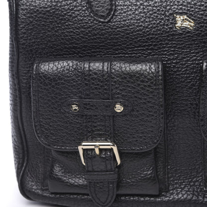 Burberry Hertiage Grain Medium Chadwich Tote Black 11 of 14