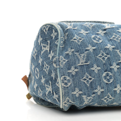 Louis Vuitton Monogram Denim Neo Speedy Blue 8 of 11