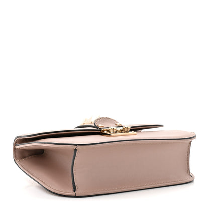 Valentino Garavani Vitello Small Glam Lock Rockstud Flap Poudre 3 of 14