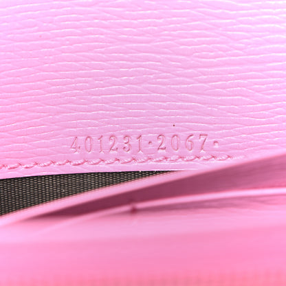 Gucci Calfskin Floral Print Mini Dionysus Chain Wallet Ivory Pink 7 of 10
