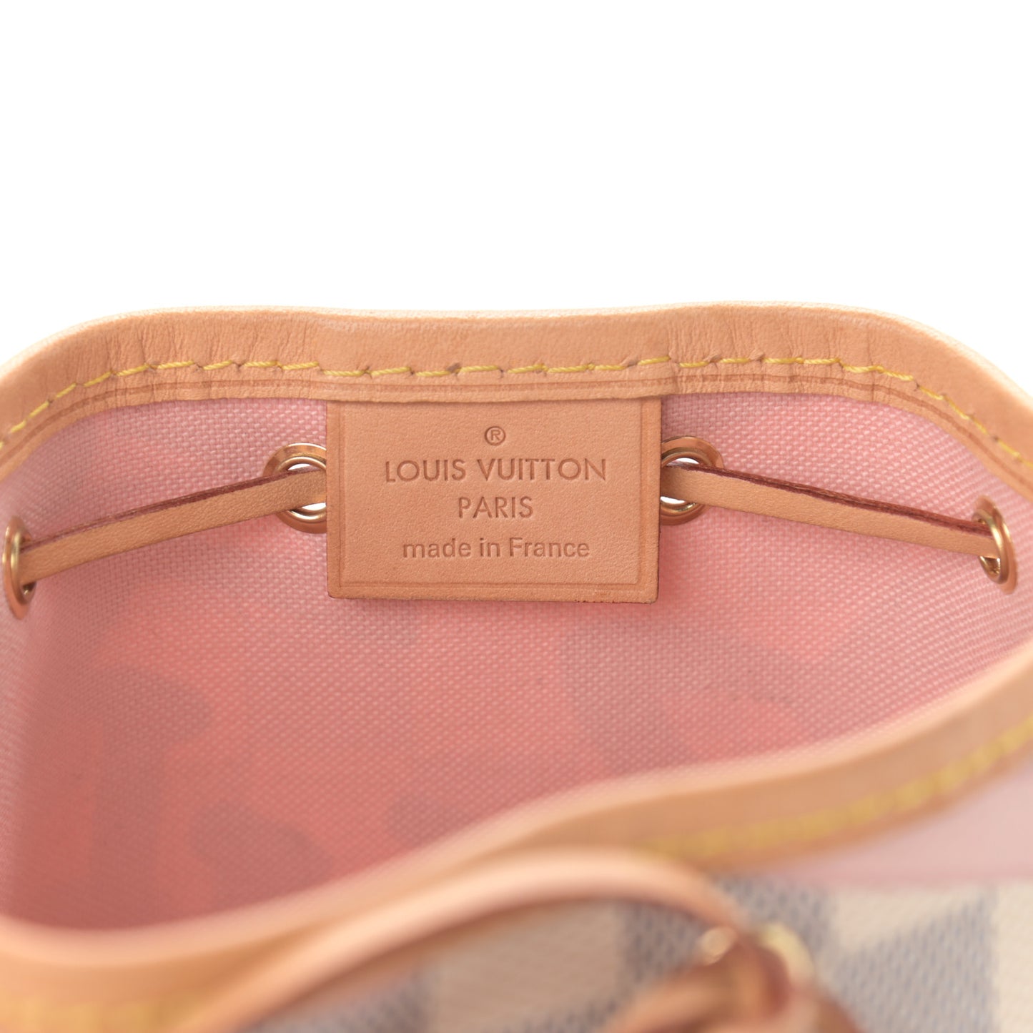 Damier Azur Tahitienne Nano Noe Rose Ballerine