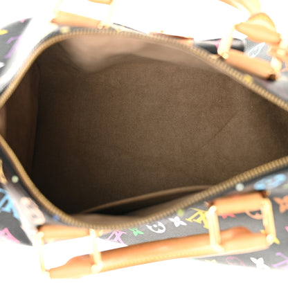 Louis Vuitton Monogram Multicolor Speedy 30 Black 5 of 10