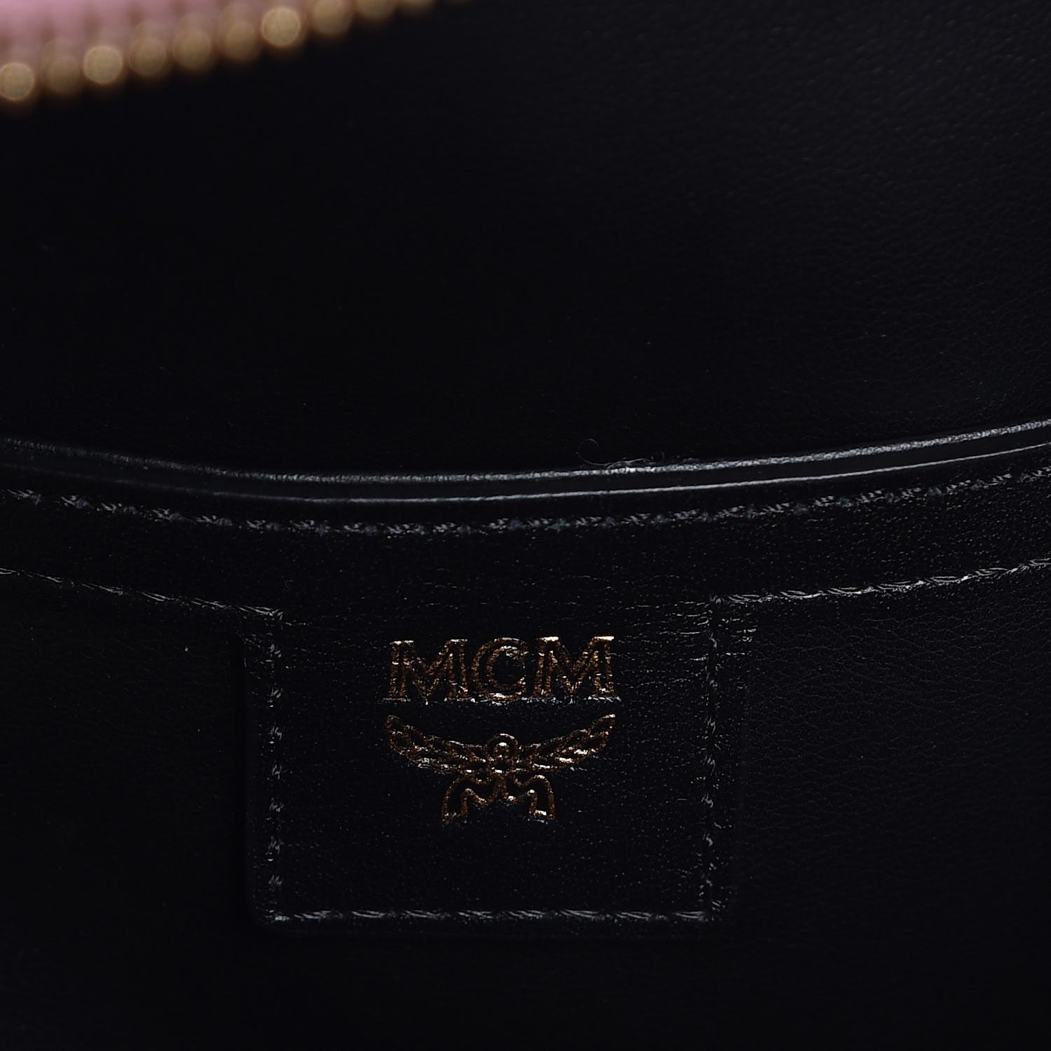 MCM Visetos Side Stud Mini Stark Backpack Pink 6 of 9