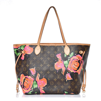 Louis Vuitton Monogram Roses Neverfull MM 1 of 14