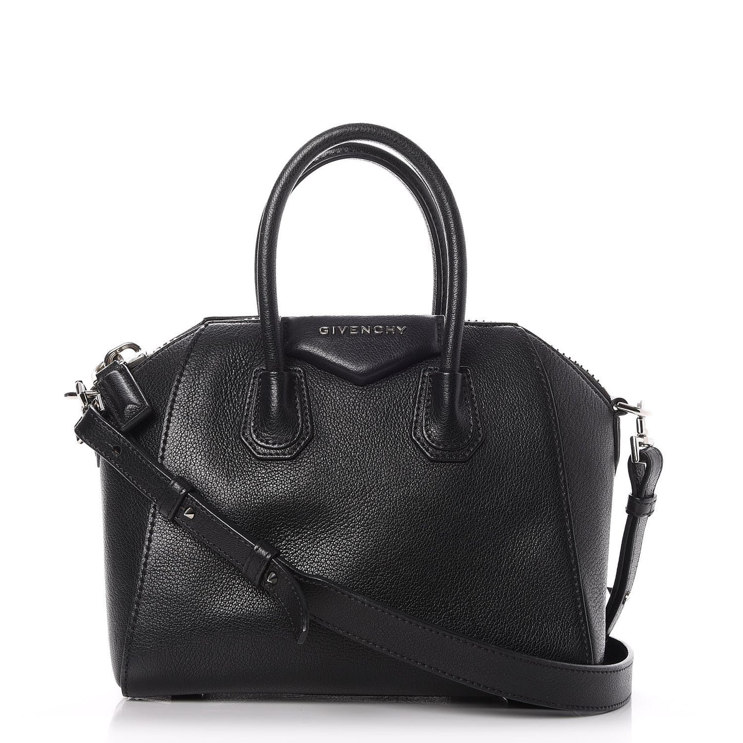 Sugar Goatskin Mini Antigona Black