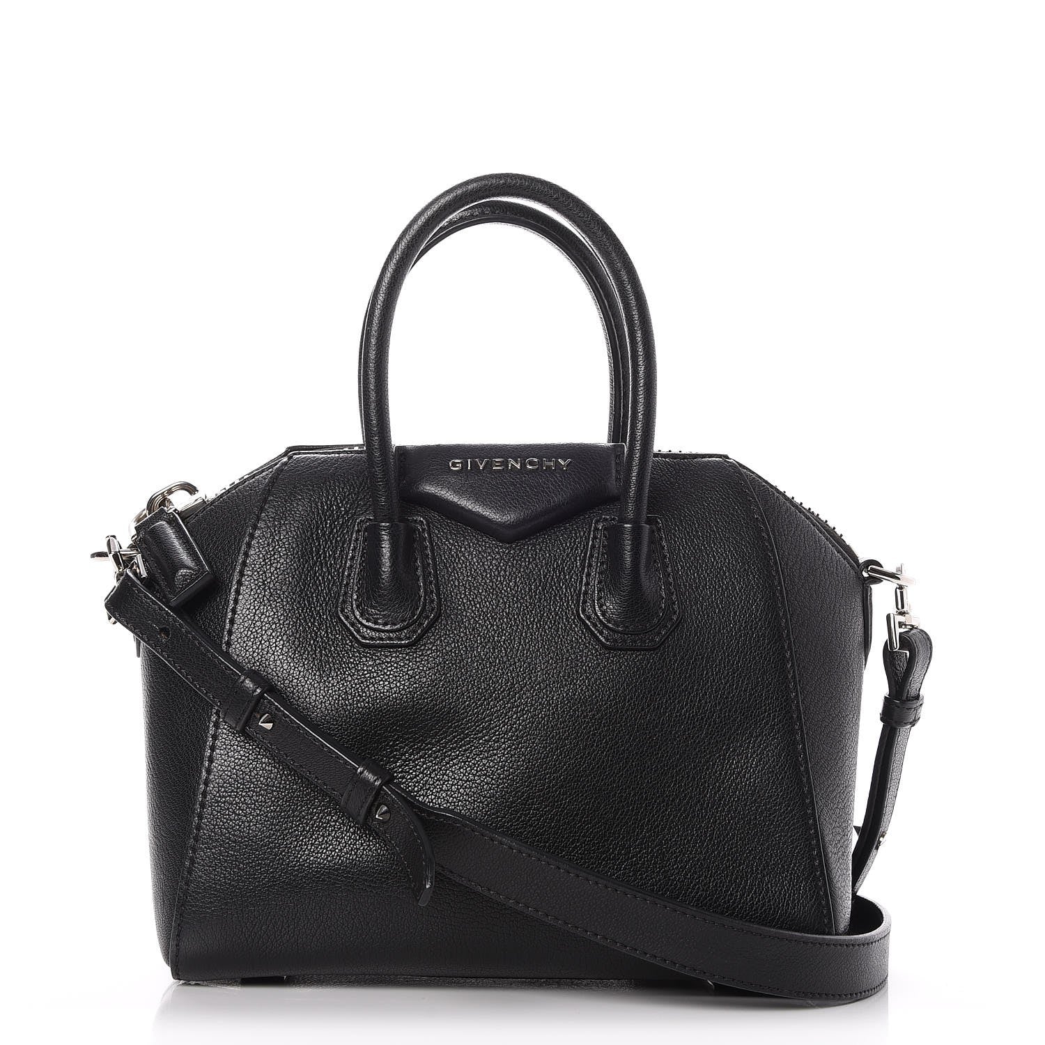 Givenchy Sugar Goatskin Mini Antigona Black 1 of 7