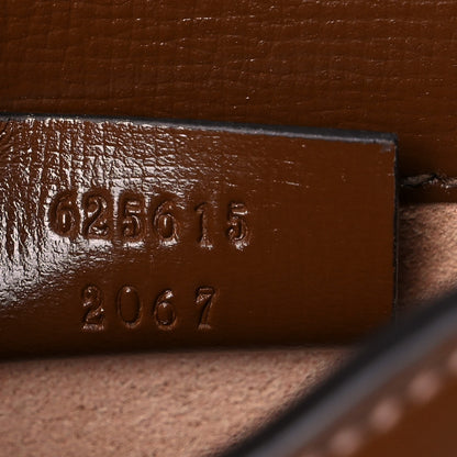 Gucci GG Supreme Monogram Mini Horsebit 1955 Crossbody Bag Beige Brown Sugar 9 of 11