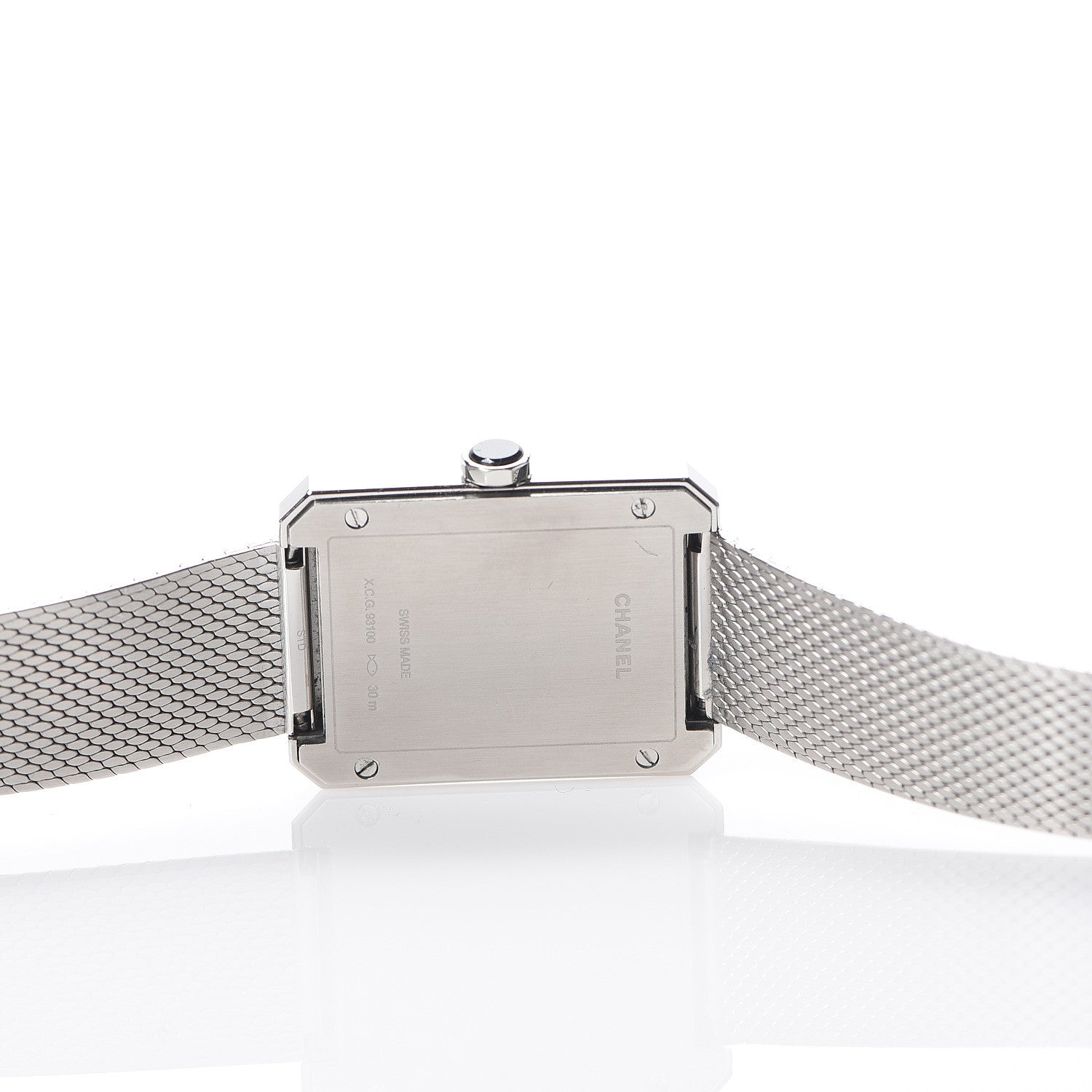 Chanel Stainless Steel 26mm Boy-friend Tweed Quartz Watch Black 4 of 5