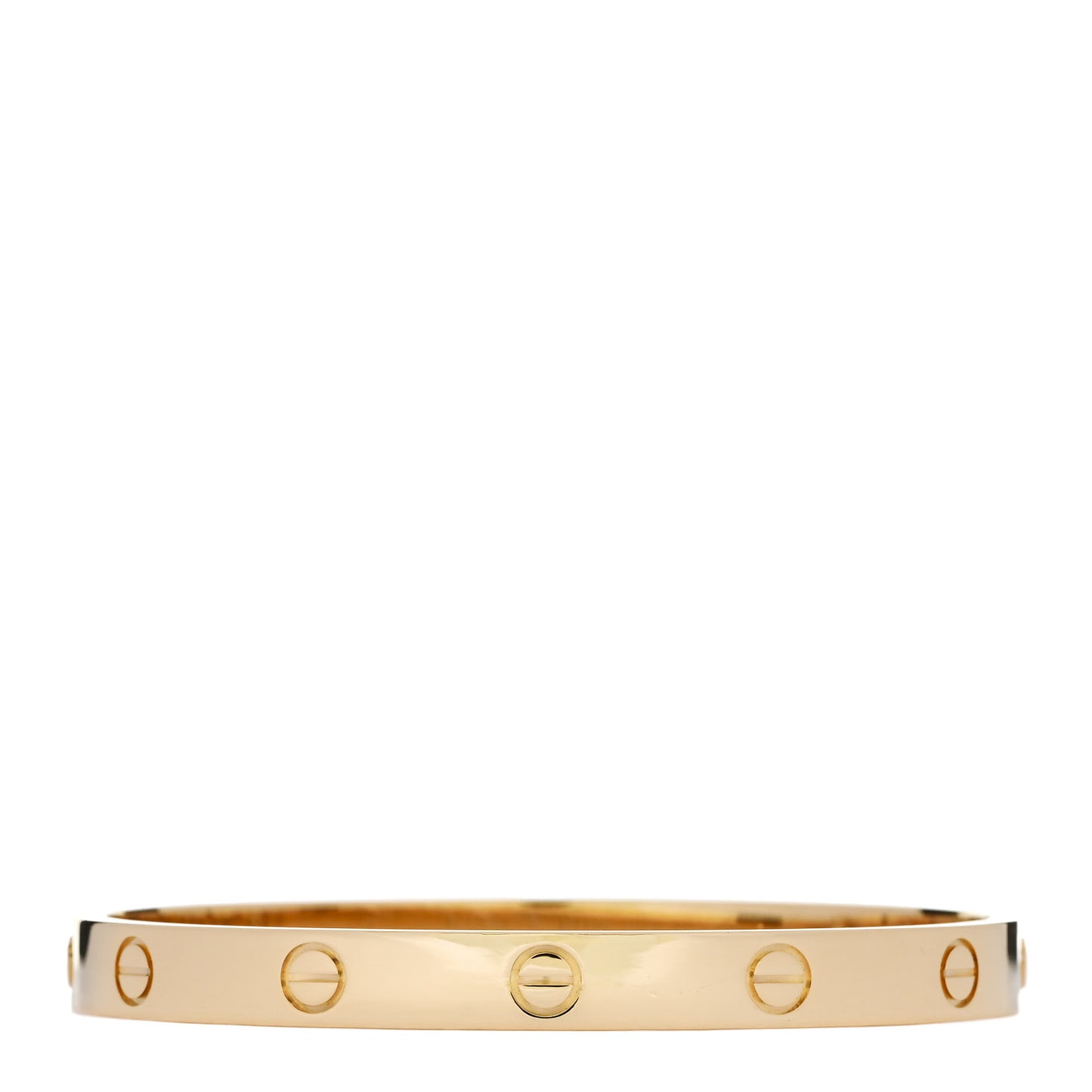 18K Yellow Gold LOVE Bracelet 17