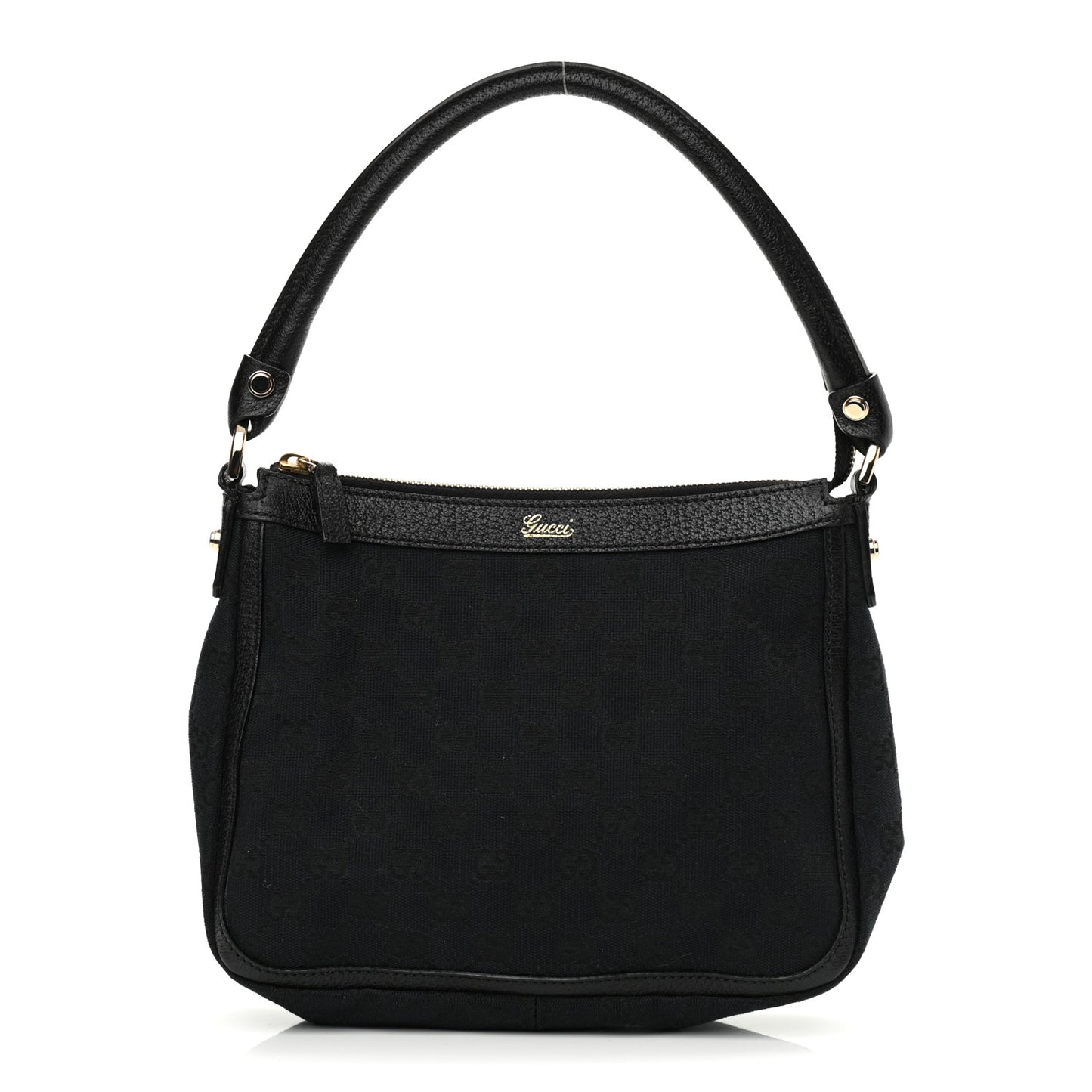 Monogram Abbey Shoulder Bag Black
