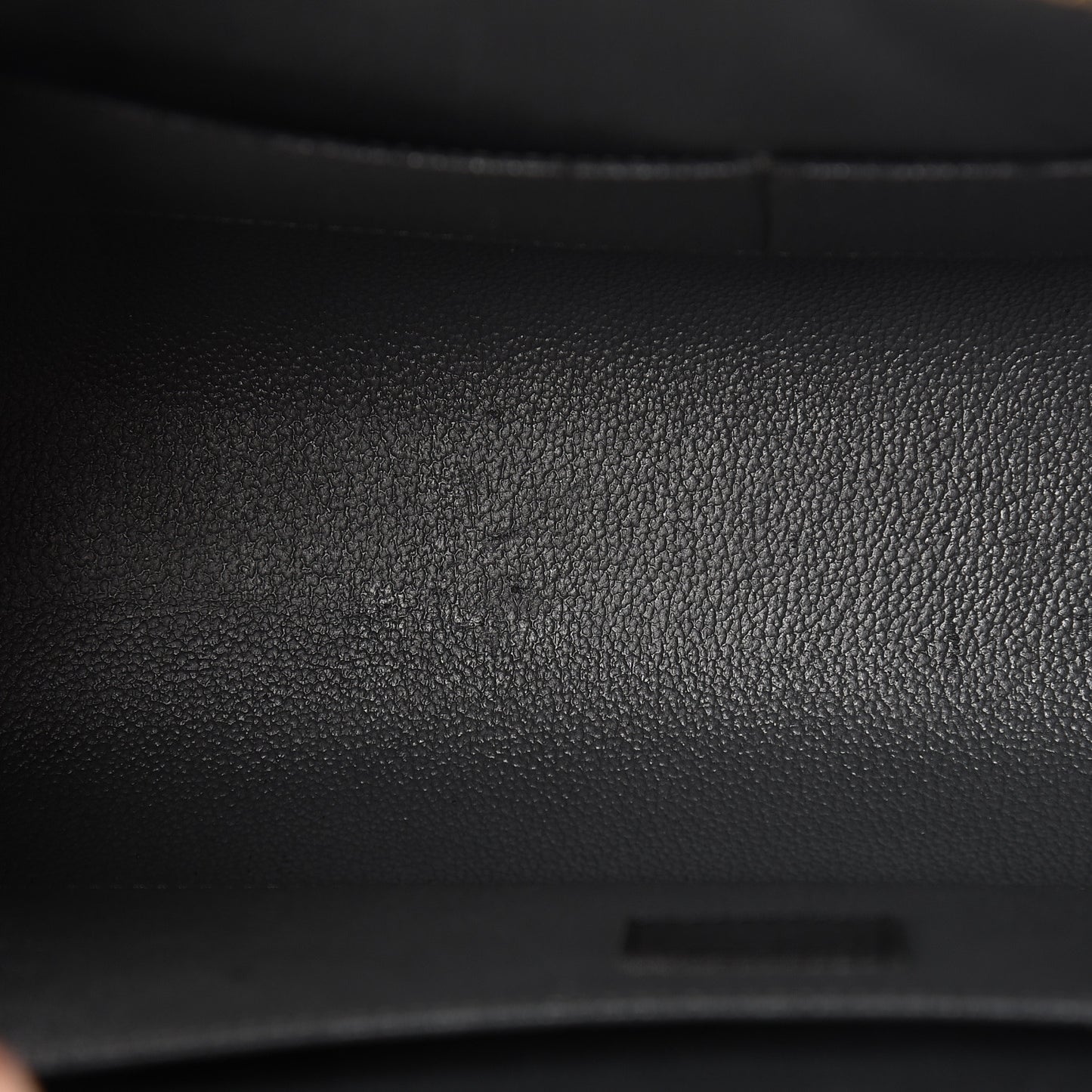 Epi Dauphine Cosmetic Pouch Black