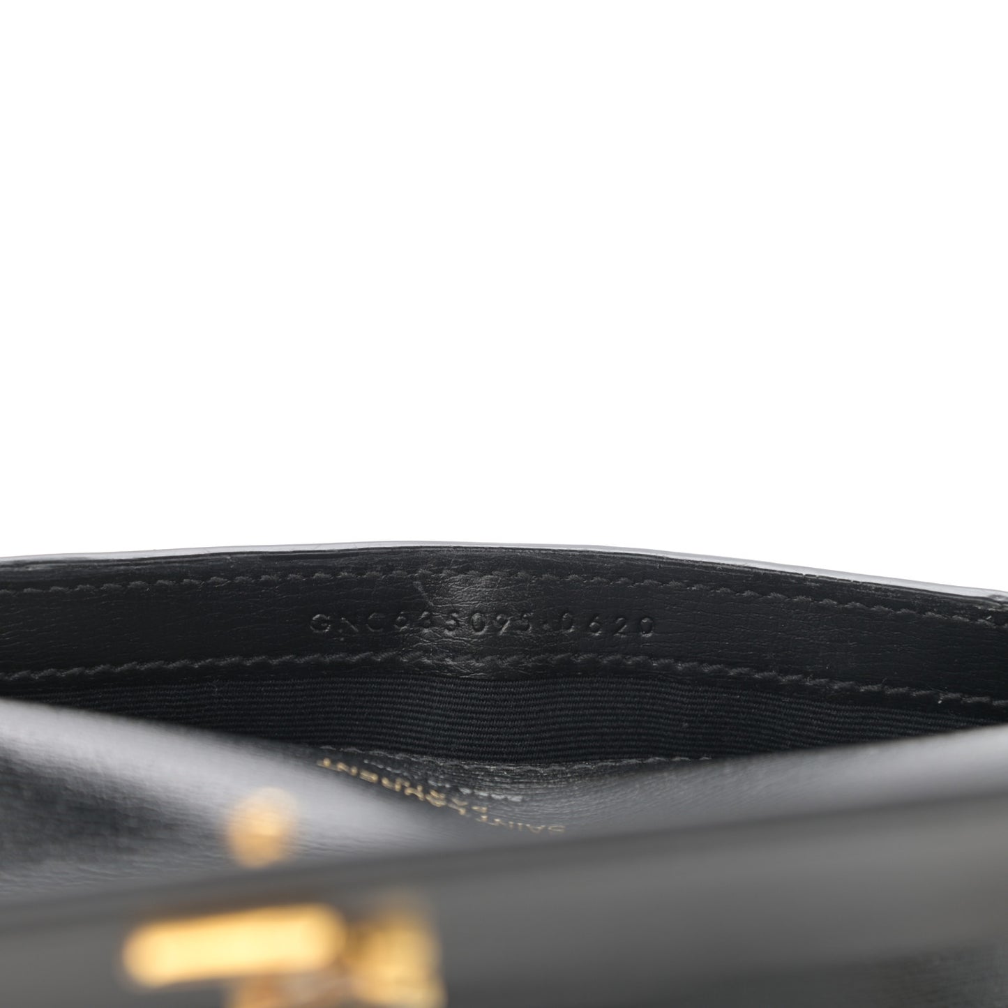 Calfskin Monogram Cassandre Phone Holder With Strap Black