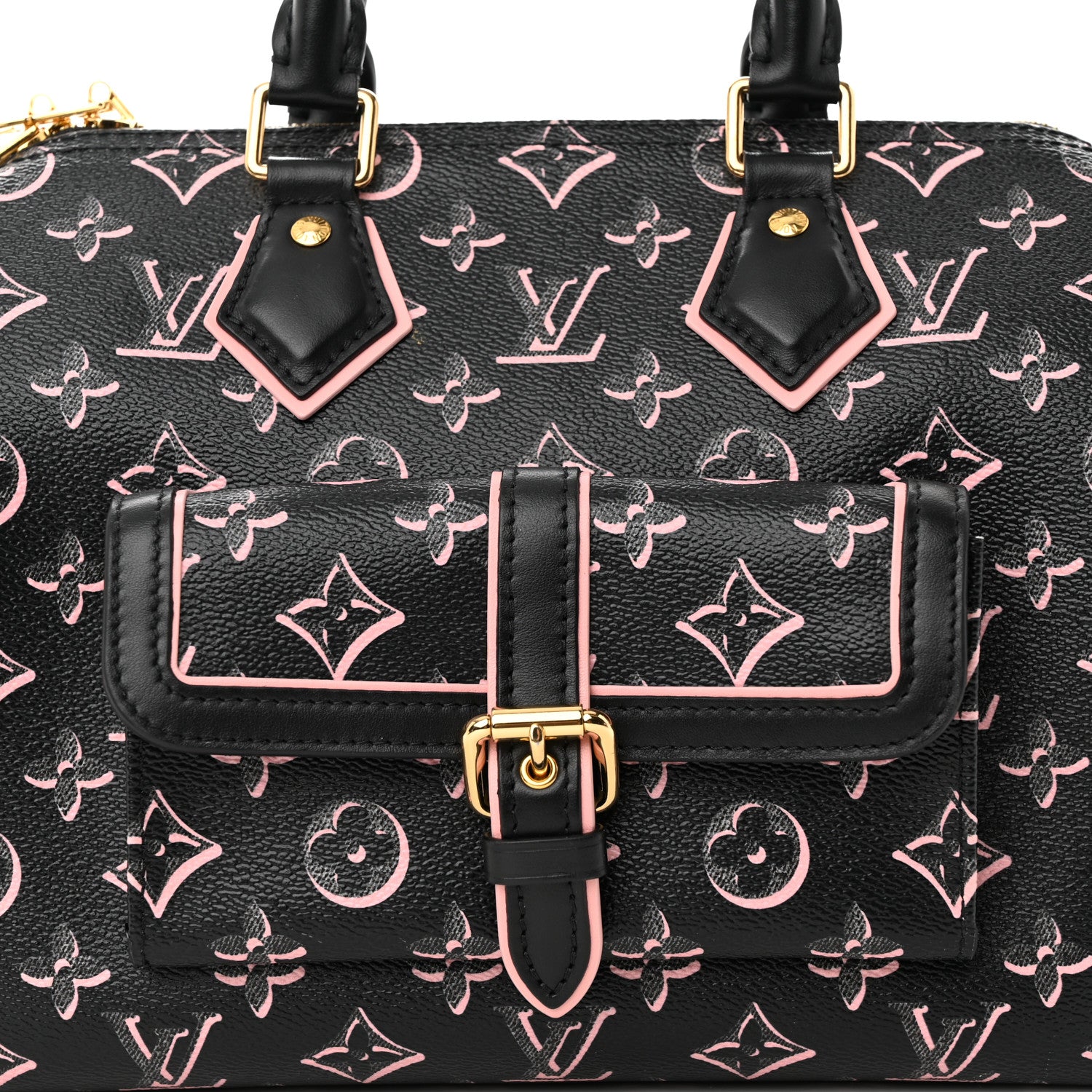 Louis Vuitton Monogram Fall for You Speedy Bandouliere 25 Black 7 of 10