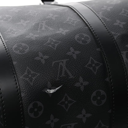 Louis Vuitton Monogram Eclipse Keepall Bandouliere 55 5 of 5