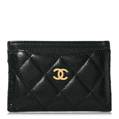 Chanel Caviar Quilted Card Holder Black 1 of 12