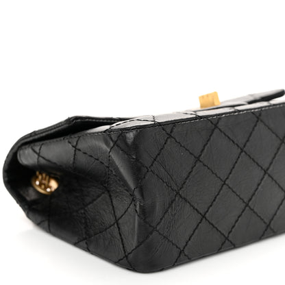 Chanel Aged Calfskin Quilted 2.55 Reissue Mini Flap Black 9 of 10