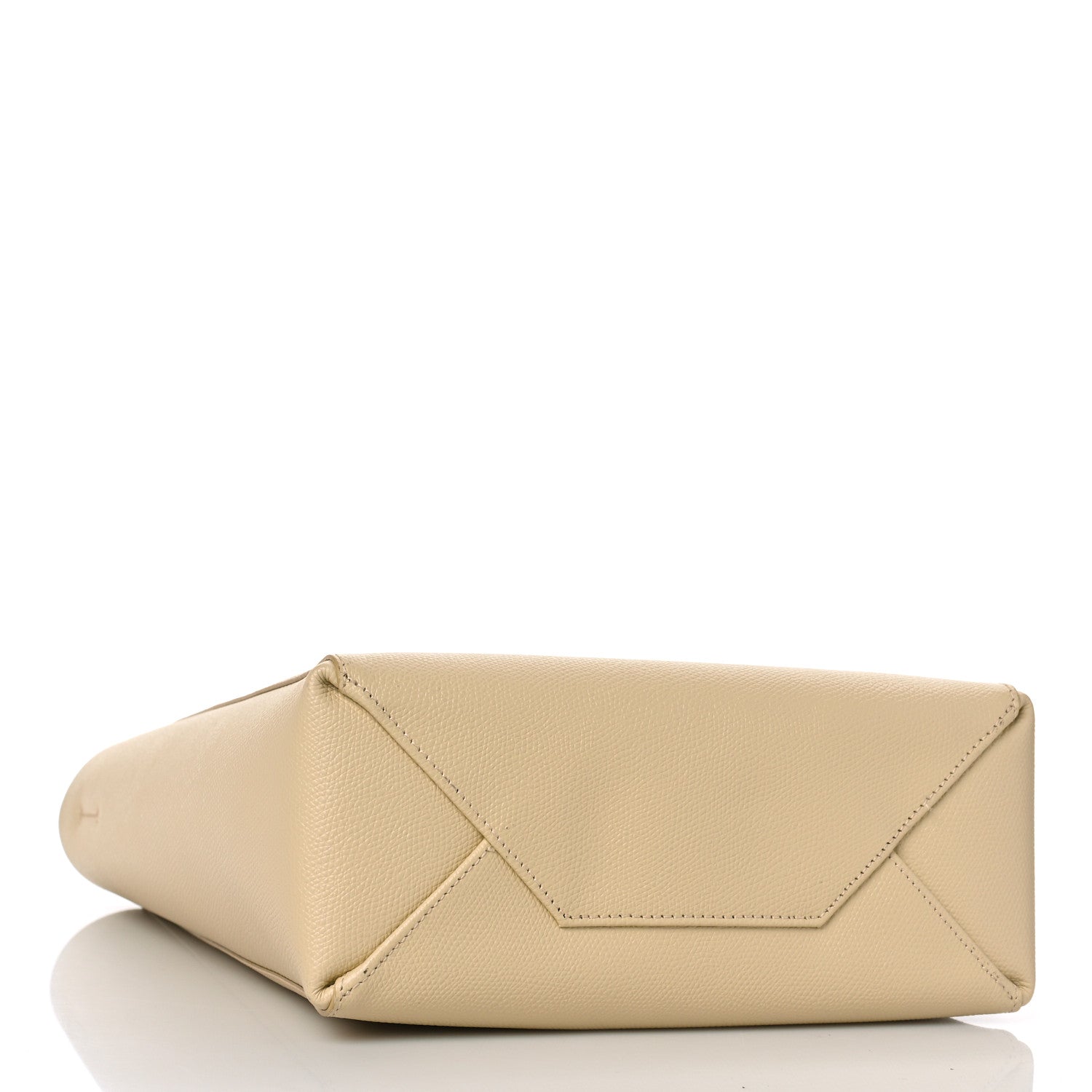 Celine Grained Calfskin Small Vertical Cabas Sand 4 of 9