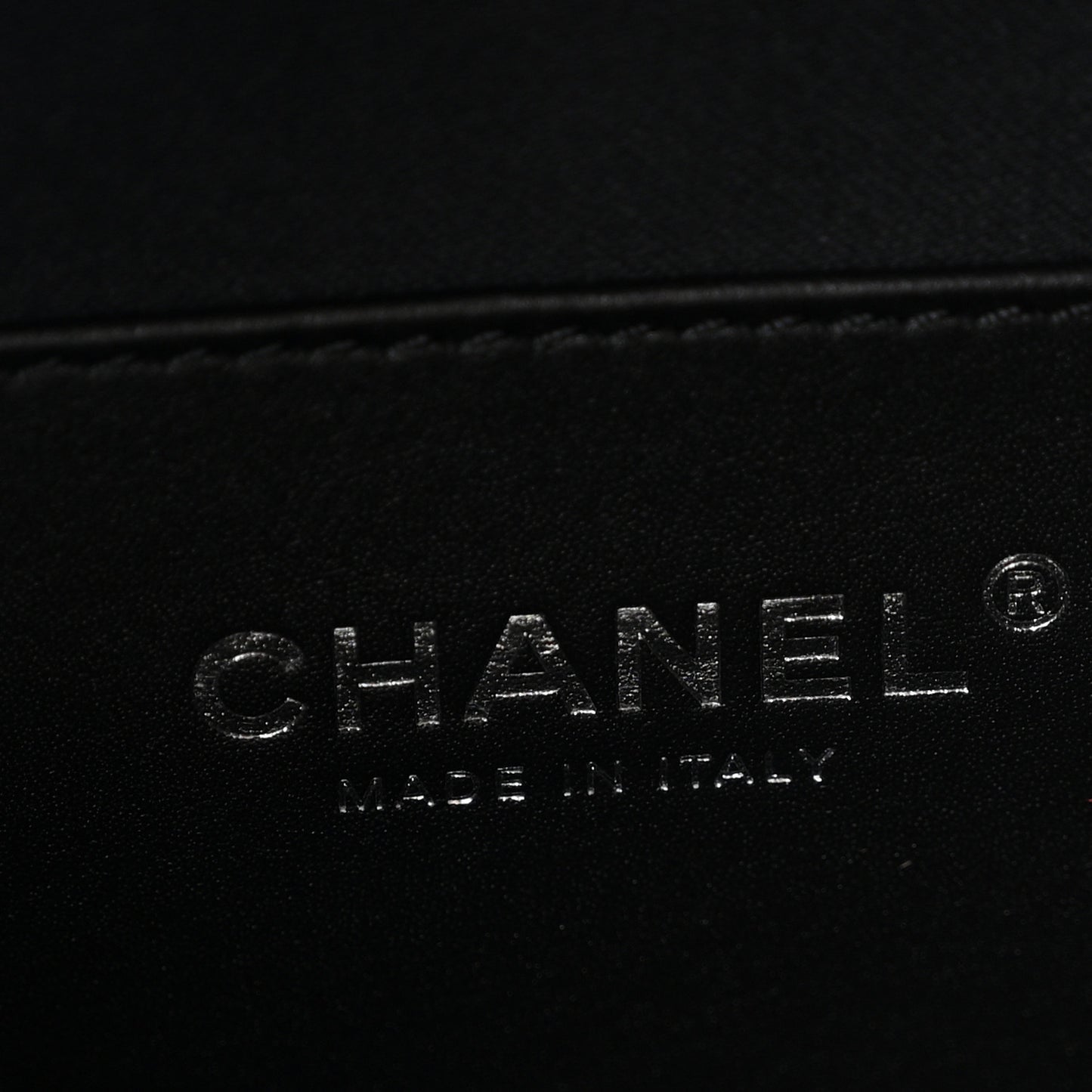 Shiny Crumpled Calfskin Quilted Medium Chanel 25 Handbag Black