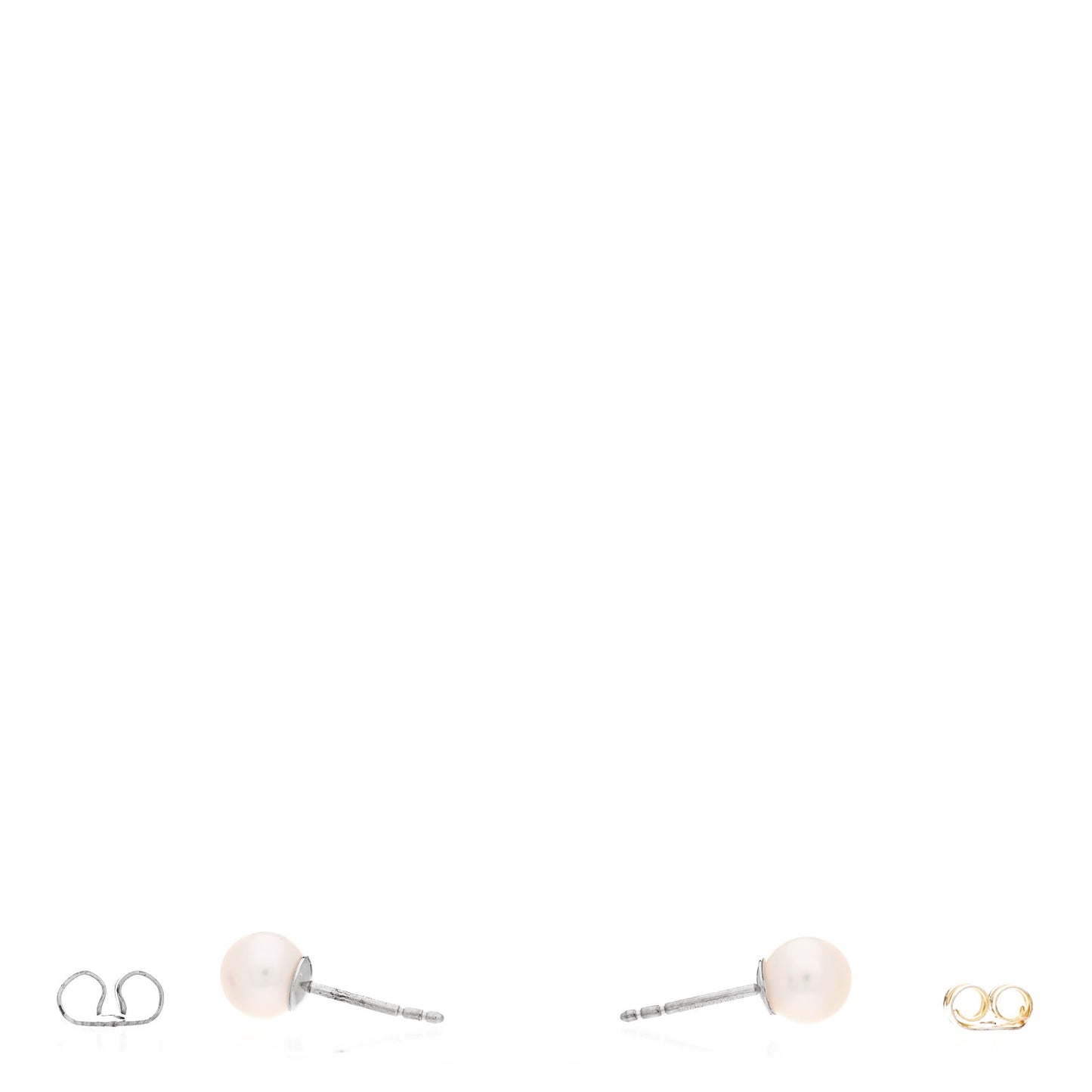 18K White Gold Akoya Pearl 6-6.25mm Signature Pearl Earrings
