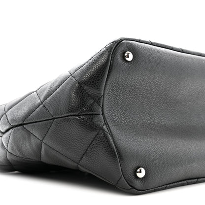 Chanel Caviar Quilted CC Timeless Soft Tote Black 9 of 15